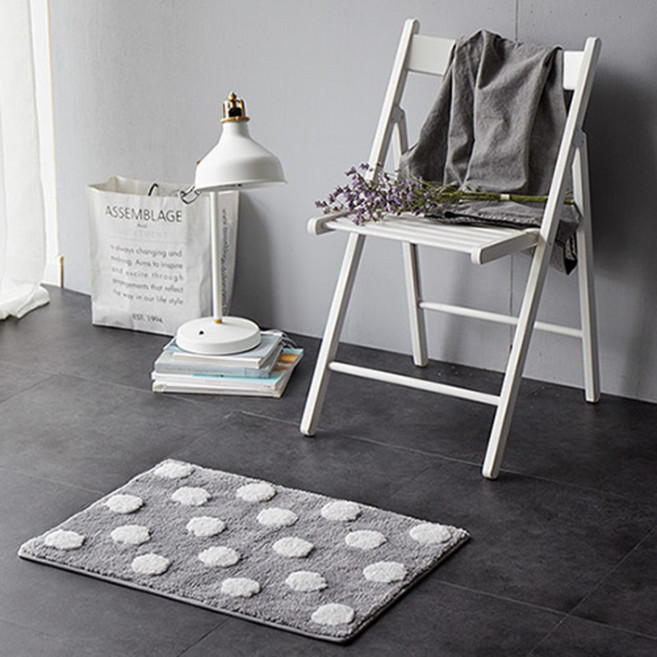 쉬즈홈 하임 자카드 발매트, 그레이