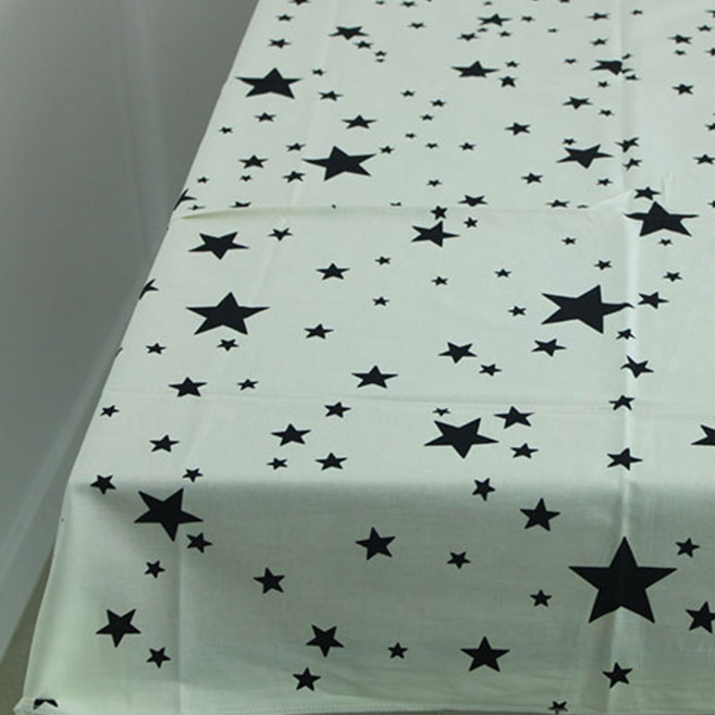 노랜드 스타테이블커버, 화이트, 110 x 130 cm, 1개