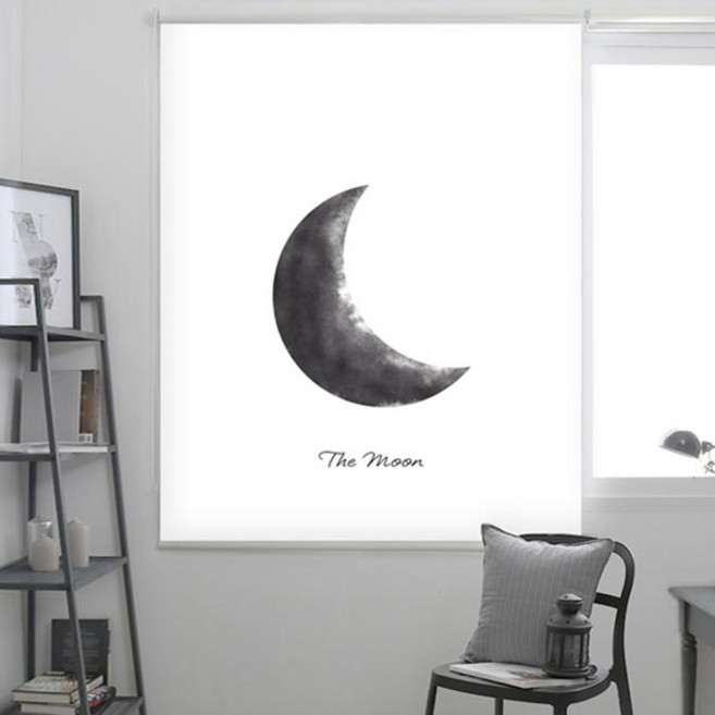 Clemence The Moon 簡約現代遮光捲簾