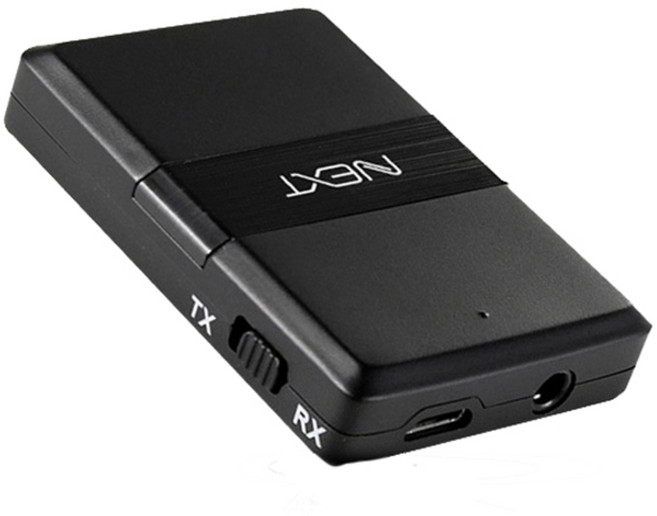 넥스트유 블루투스 4.1 무선 멀티포인트 AUX 송수신기, NEXT-BT026TRM, 1개