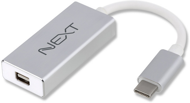 넥스트 USB 3.1 Type C to Mini Display Port 변환 아답터, NEXT-112CMDP, 1개