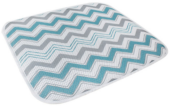 킨톤 3D 통풍 매쉬 방석 3겹, 블루, 1개