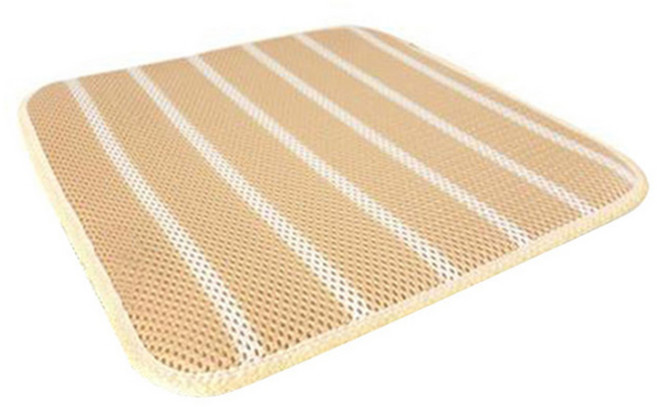 킨톤 3D 통풍 매쉬방석 1겹, 베이지, 1개