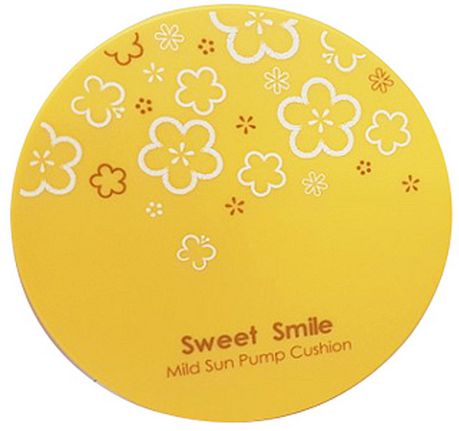 숨37도 스위트 스마일 마일드 선 펌프 쿠션 SPF 32 PA++, 15g, 1개