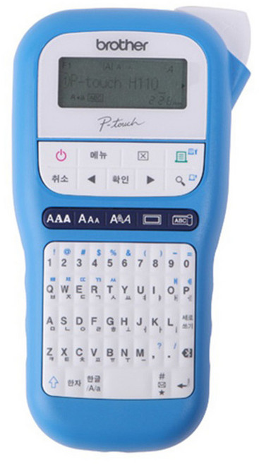 브라더 휴대용 라벨프린터, PT-H110BW, 1개