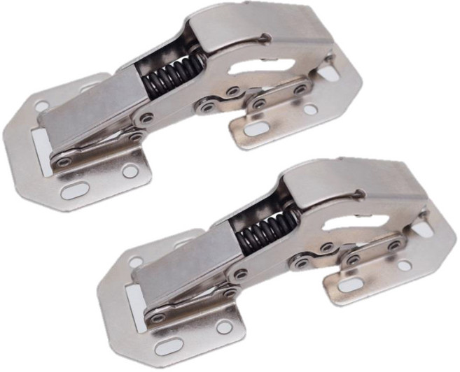 헤펠레 무타공 댐핑 경첩 실버, 2개