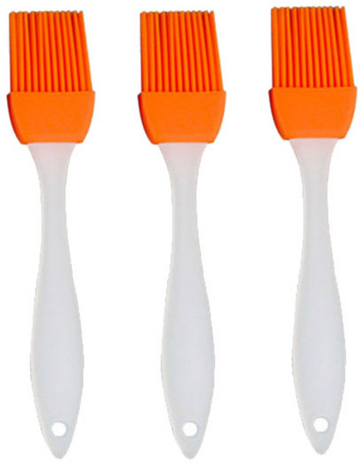 아이메이트 실리콘브러쉬, 오렌지, 3개