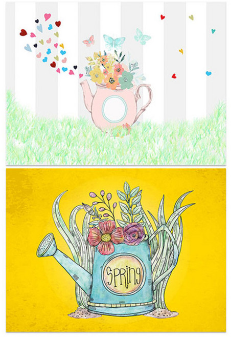 로엠디자인 실리콘 식탁매트 꽃병 + 화분, 5, 385 x 285 mm, 1개