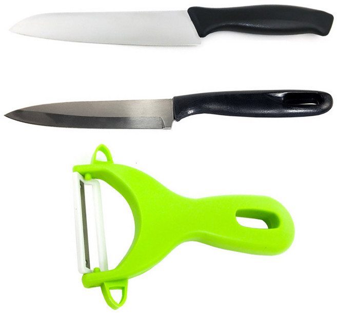 코코렉스 렉스 고급과도 + 심플과도 + 감자칼 미니, 1세트, 과도 2p + 감자칼그린