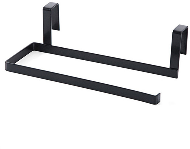 블럭마트 주방 심플 키친타올 행주걸이, 블랙, 1개