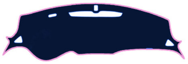 블루코드 벨벳 대쉬보드 커버 + 더스트백, 쉐보레 올뉴말리부(센터 무 / LED 유), 블루 + 핑크