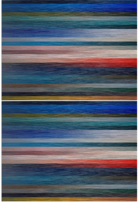 로엠디자인 실리콘 식탁매트 파스텔 2p, 혼합 색상, 385 x 285 mm