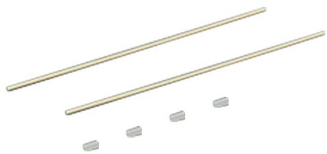 ThunderTiger ATPV0767 Antenna Tube 6p Set E325, 혼합 색상, 1개