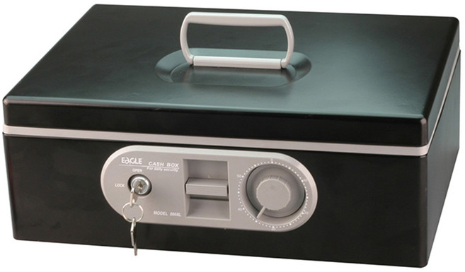 Eagle Korea 手工保險箱 大 8868L, 黑色