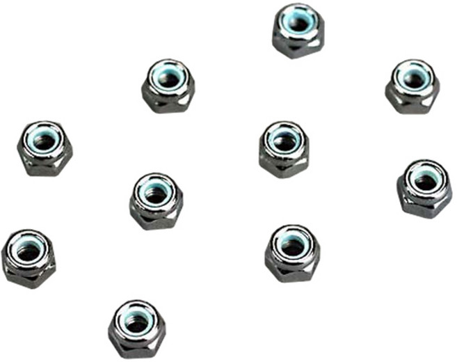 Traxxasr AX1747 Nuts 4mm nylon locking 10p, 혼합 색상