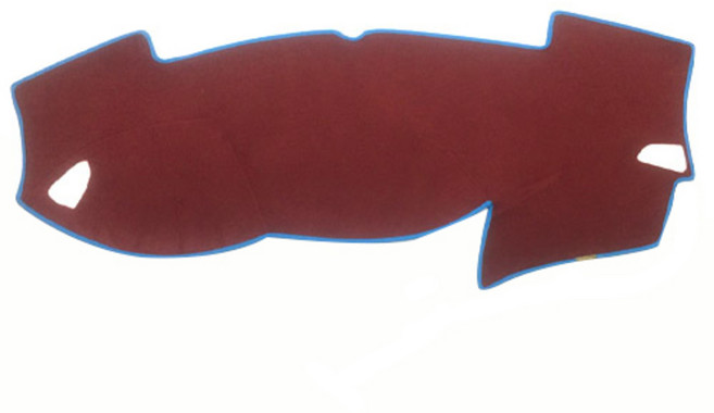 블랙라벨 논슬립 대쉬보드커버 펠트 라텍스, 현대 올뉴투싼(16년~) 센터 무, 와인 + 블루