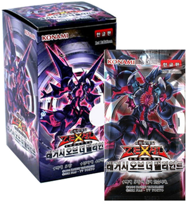 유희왕 부스터 팩 카드 레거시 오브 더 밸리언트 40p, 혼합 색상, 1개