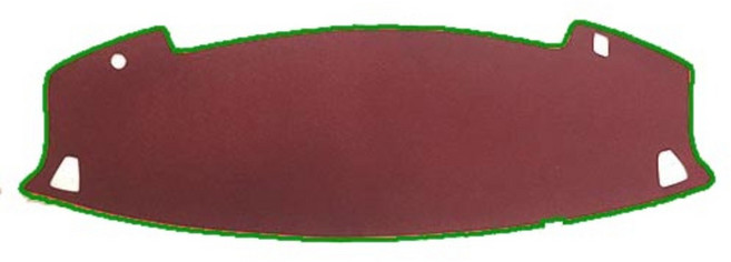 블랙라벨 시그니처 펠트 라텍스 논슬립 대쉬보드커버 삼성, 삼성 SM5 임프레션(05~10년), 와인 + 그린