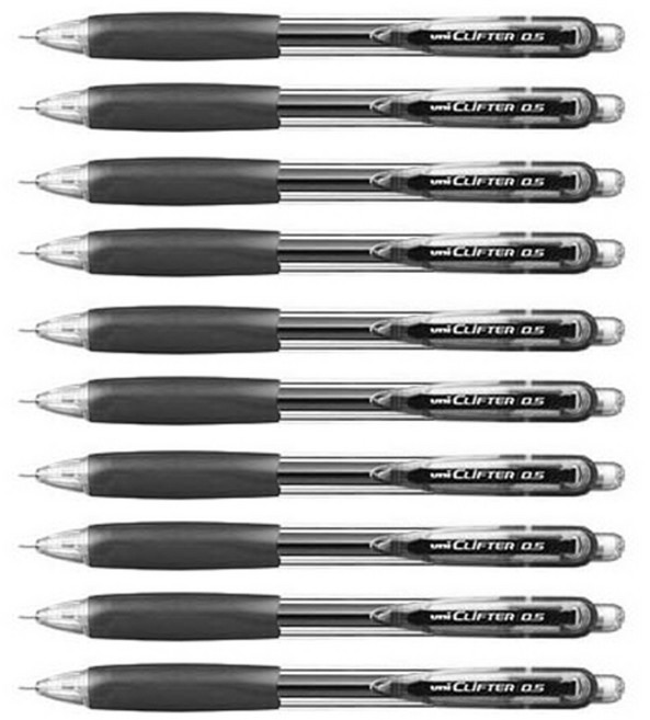 미쯔비시 클리프터 샤프 M5-118 블랙, 0.5mm, 10개입