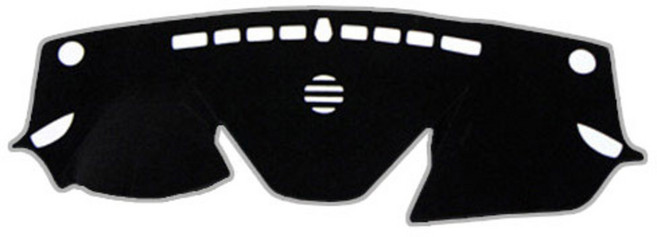 블랙라벨 펠트 라텍스 논슬립 대쉬보드커버 현대, 그랜져 HG(센터 유), 블랙 + 멜란지