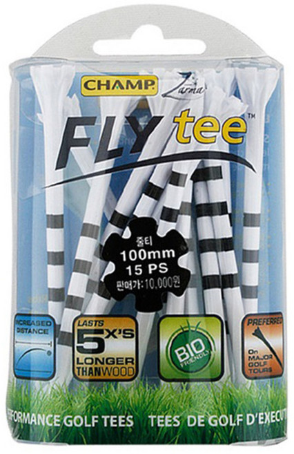 챔프 자마 플라이티 My Hite 골프티 15p, 혼합색상, 1개