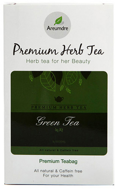 아름드레 프리미엄 화이트 녹차 세작, 1.1g, 20개입, 1개