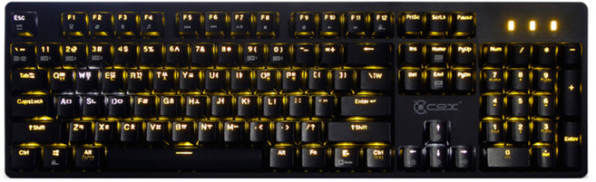 COX 카일 광축 완전방수 LED 교체축 유선키보드, CK800, 블랙