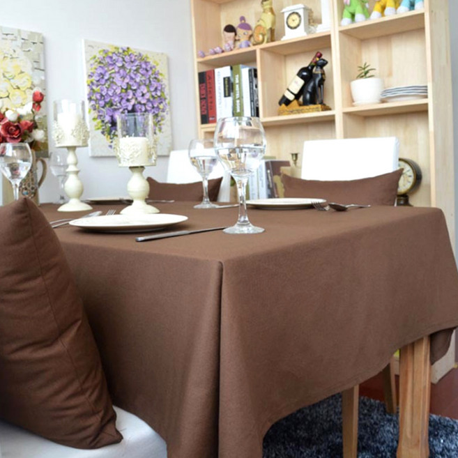 이코디 심포니 심플 테이블 보, 브라운, 60 x 60 cm