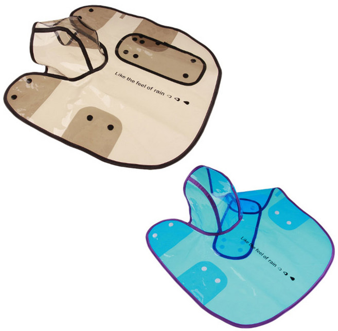 펫나인 강아지와 고양이 방수우비 판초후드 2p 세트, 블랙그레이 + 블루, 1개