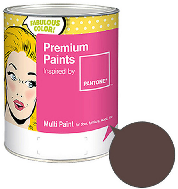 노루페인트 팬톤 멀티 에그쉘광 페인트, 프렌치 로스트(19-1012), 1L, 1개