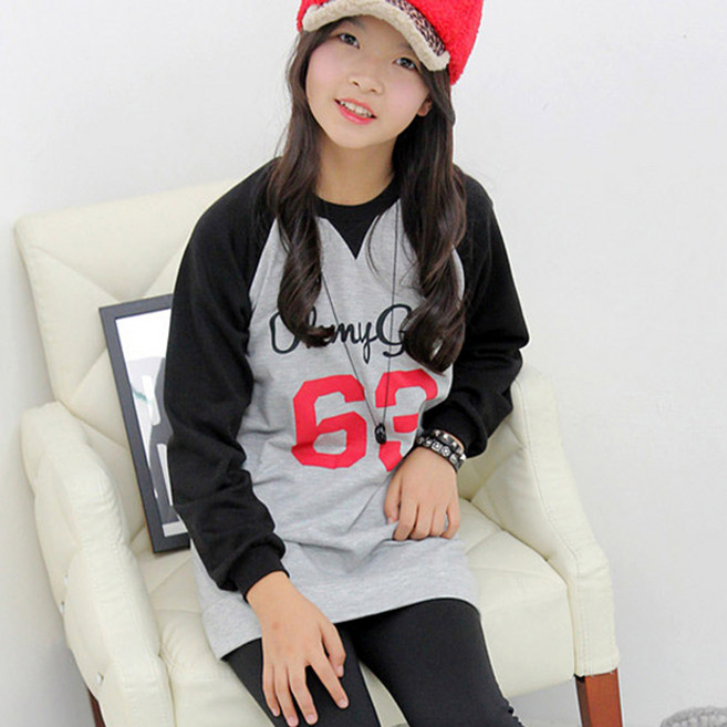 주니걸즈 여아용 오마이걸 롱티셔츠