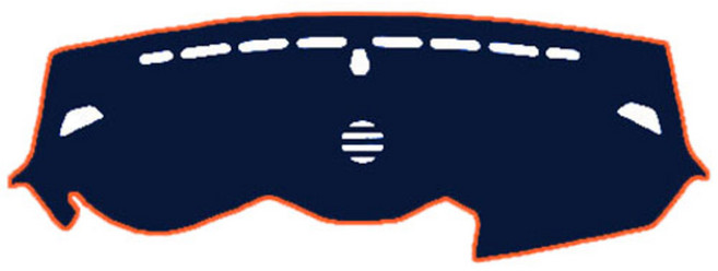 블루코드 차량용 벨벳 대쉬 보드 커버 현대 + 더스트백, 맥스 크루즈(센터 유), 블루 + 오렌지