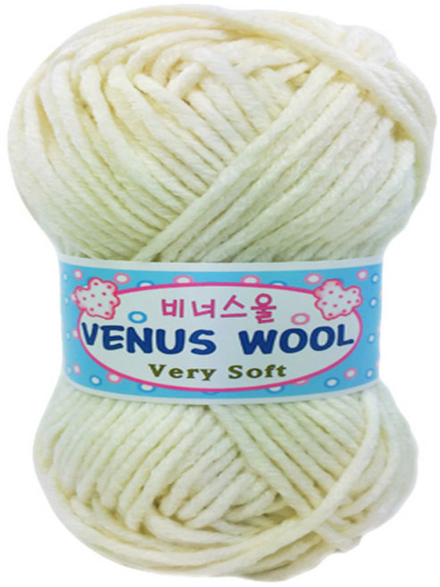 행복뜨기 비너스울 뜨개실, 아이보리, 1개