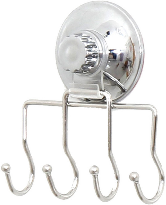 리빙씨엔피 멀티 파워락 다용도 걸이 4P 훅, 1개