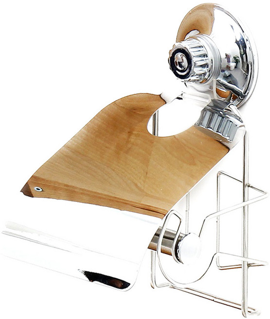 리빙씨엔피 파이프 커버 휴지 걸이, 1개