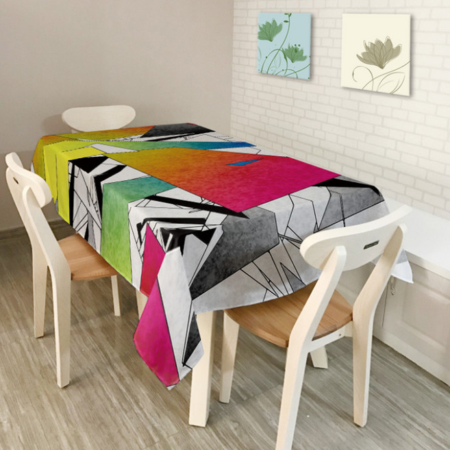 이코디 크리에이티브 테이블 보, 샤프, 140 x 180 cm