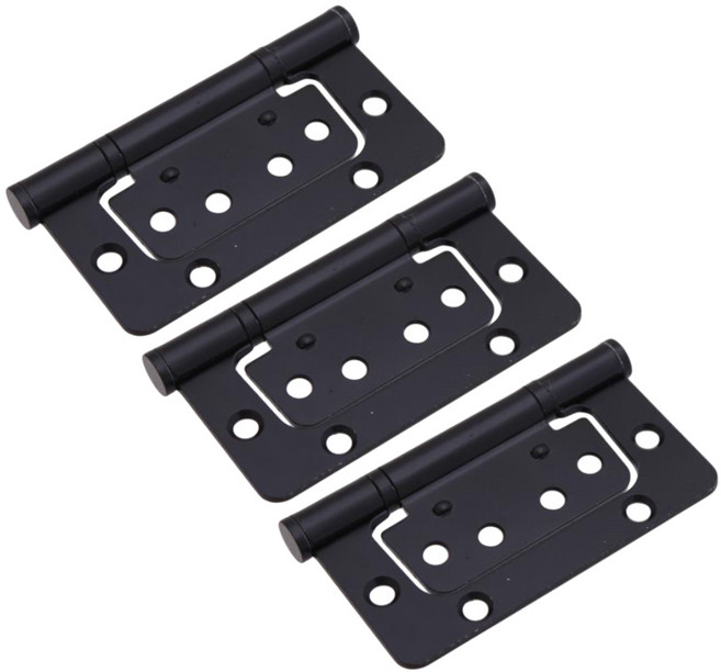 방문용 4인치 이지경첩 블랙, 3개