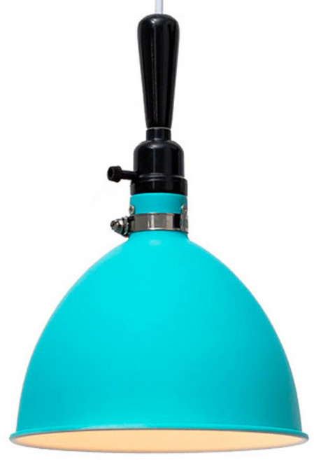 샛별하우스 포커스 원형 펜던트조명, 스카이 블루