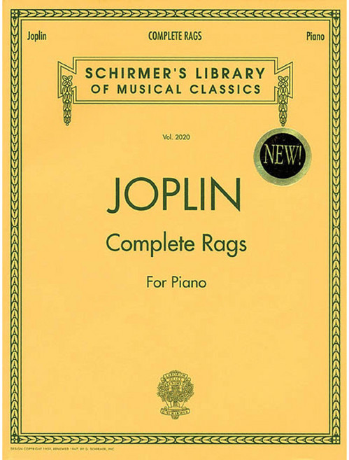 Joplin Complete Rags for Piano, G Schirmer Inc