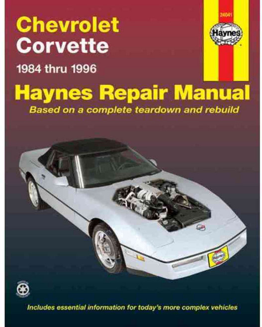 Chevrolet Corvette Automotive Repair Manual: Models Covered : Chevrolet Corvette 1984 Through 1996, Haynes Pubns