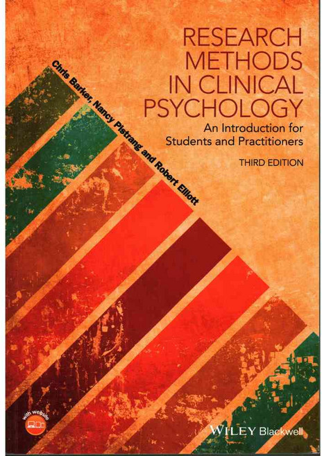 Research Methods in Clinical Psychology: An Introduction for Students and Practitioners, Blackwell Pub