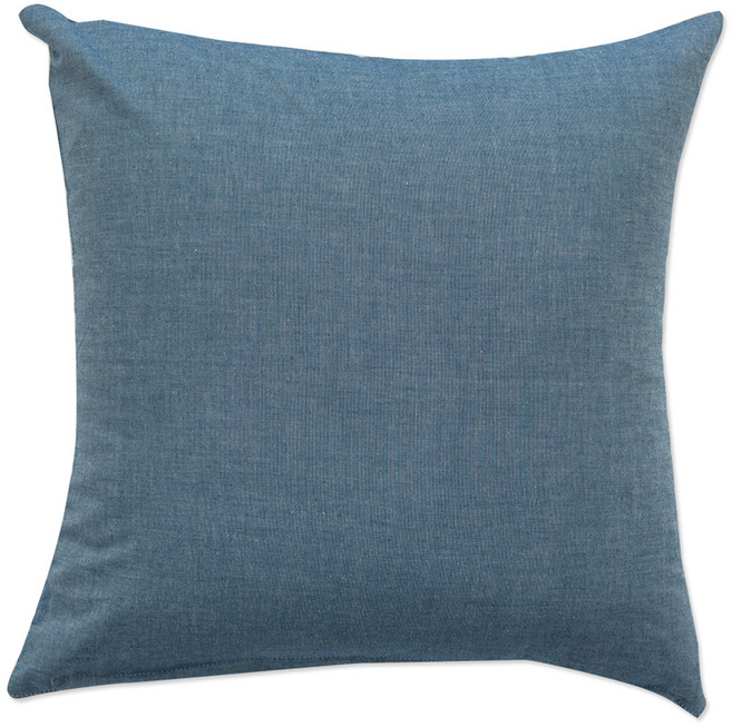 이코니하우스 선염무지 쿠션, 블루