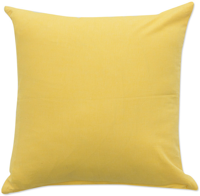 이코니하우스 선염무지 쿠션, 옐로우