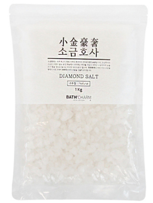 바스참 소금호사 다이아몬드 솔트 내추럴 입욕제, 1kg, 1개