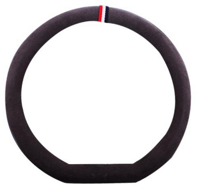 VIP 오리지널 샤무드 D컷 핸들커버, 다크그레이