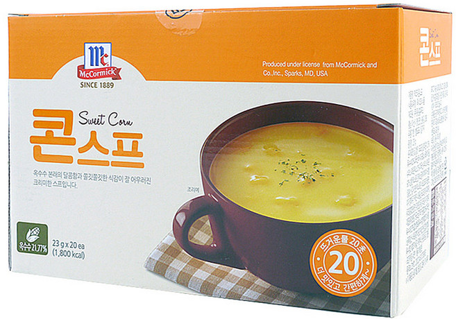 맥코믹 즉석 콘스프, 460g, 1개