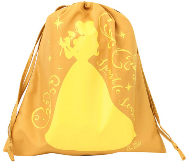 디즈니 벨 조리개 도시락 주머니, 1개, 혼합색상