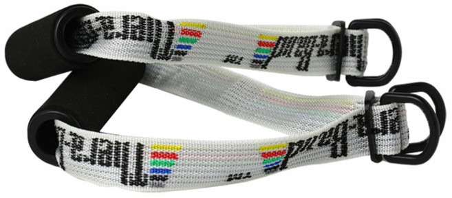 세라밴드 엑서사이즈 핸들 요가밴드 2p, 블랙 + 화이트, 1세트