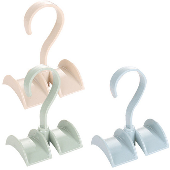 리버그린 회전식 다용도 가방정리걸이, 랜덤발송, 3개