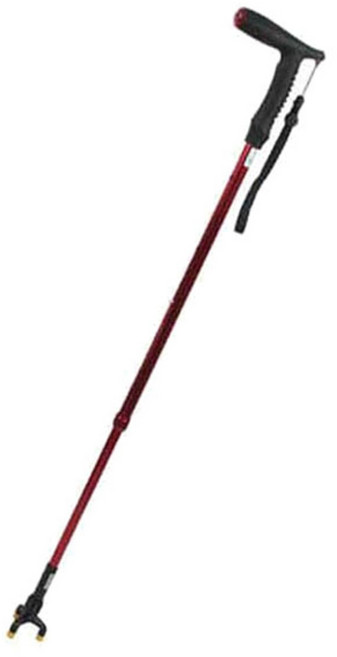 웰비 T자 3발형 지팡이, 혼합 색상, 1개